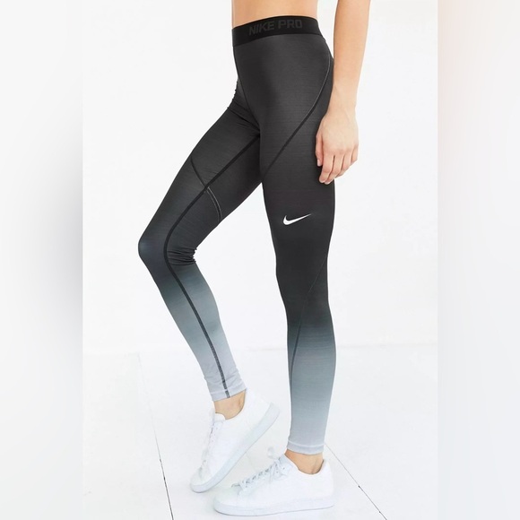 Women’s Nike Pro Hyperwarm Training Ombré Workout Athletic Leggings XL - Picture 2 of 16